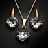 Комплект "Fantāzija (Silver Night)" с кристаллами Swarovski™